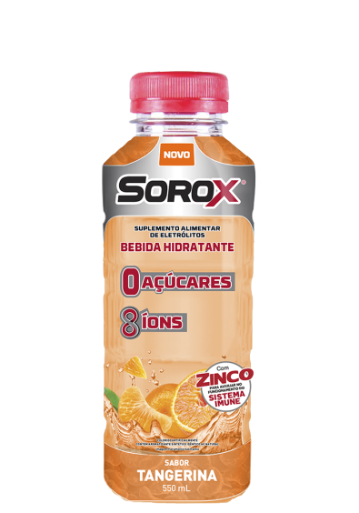 Isotônico Sorox Tangerina Zero Pet 550ml