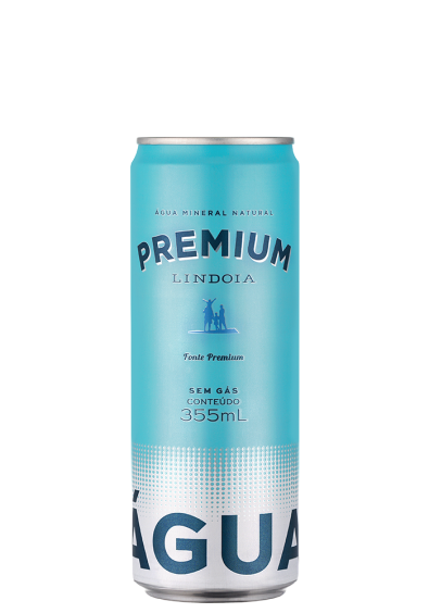 Água Mineral Lindoia Premium Lata Sem Gás 355ml 