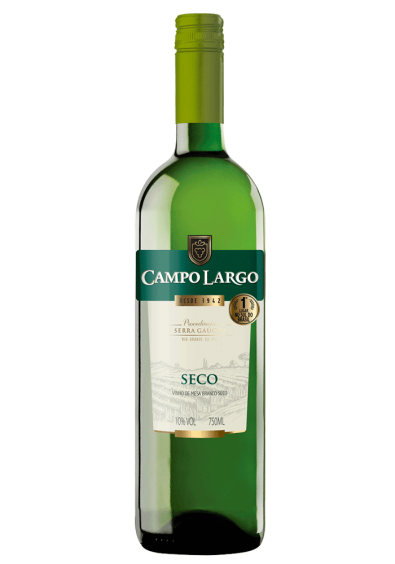 Vinho Campo Largo Branco Seco 750ml 