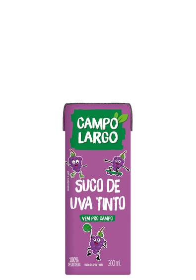 Suco Campo Largo Uva Integral 200ml