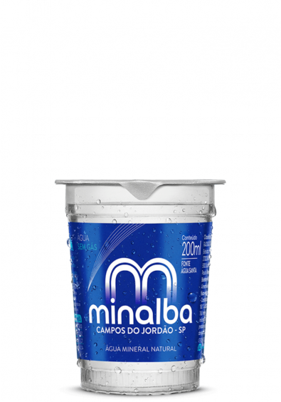 Água Mineral Minalba Copo sem gás 200ml