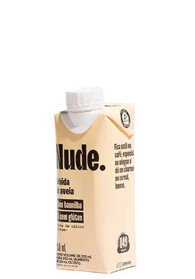 Bebida de Aveia Nude Baunilha To Go 250ml
