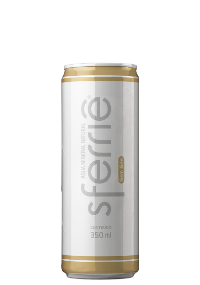 Água Mineral Sferriê Lata sem gás 350ml 