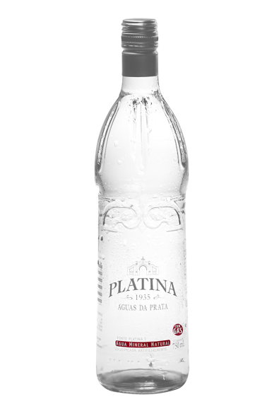Água Mineral Platina One way com gás 750ml