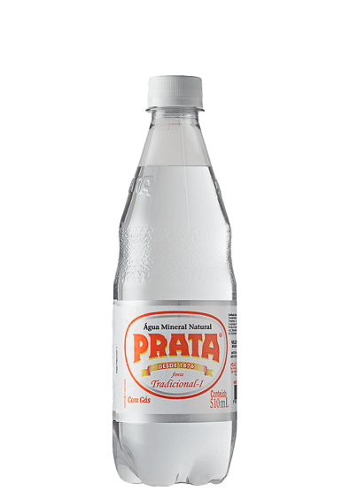 Água Mineral Prata Pet Com Gás 510ml