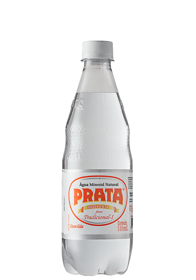Água Mineral Prata Pet Com Gás 510ml