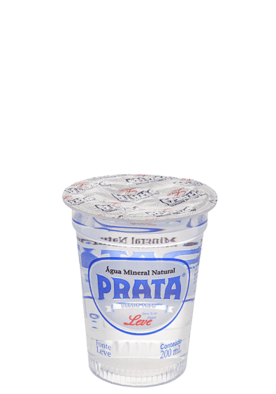 Água Mineral Prata Copo sem gás 200ml