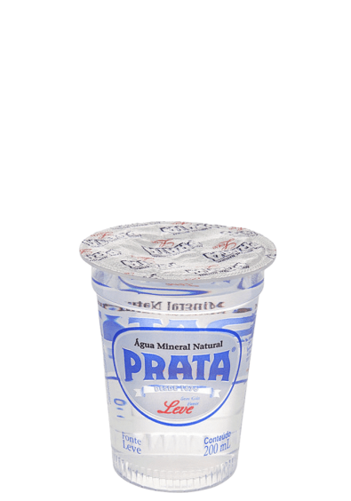 Água Mineral Prata Copo sem gás 200ml