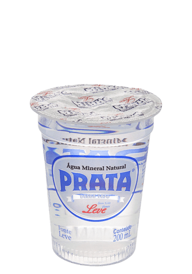 Água Mineral Prata Copo sem gás 200ml