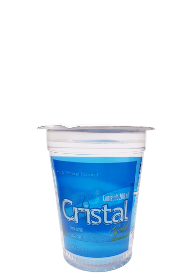 Água Mineral Cristal Gold Copo Sem Gás 200ml