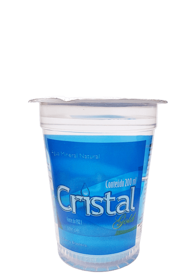 Água Mineral Cristal Gold Copo Sem Gás 200ml