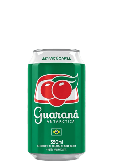 Refrigerante Guaraná Antarctica Zero Lata 350ml