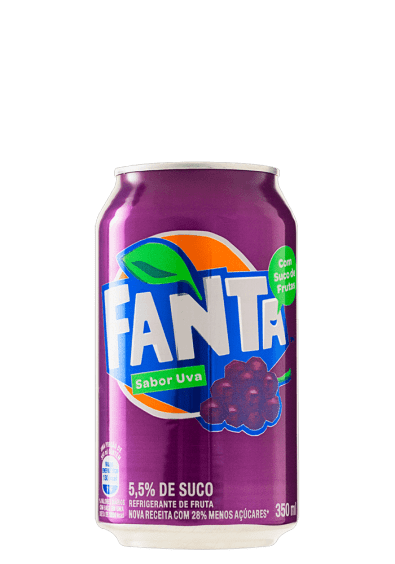 Refrigerante Fanta Uva Lata 350ml