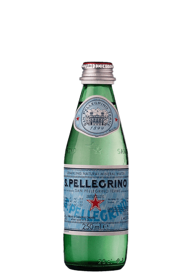 Água Mineral San Pellegrino Vidro Com Gás 250ml