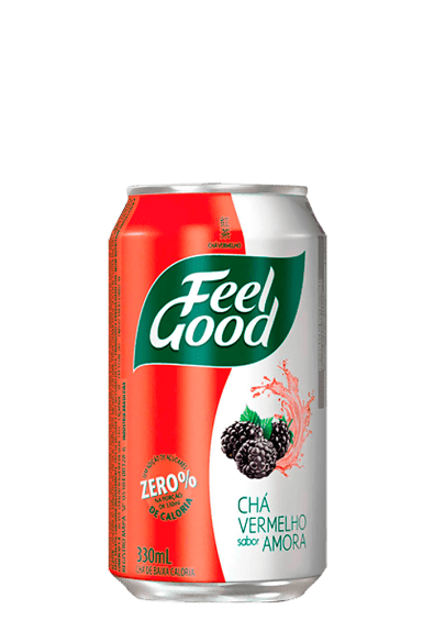 Chá Branco Feel Good Frutas Vermelhas com Amora Lata 330ml