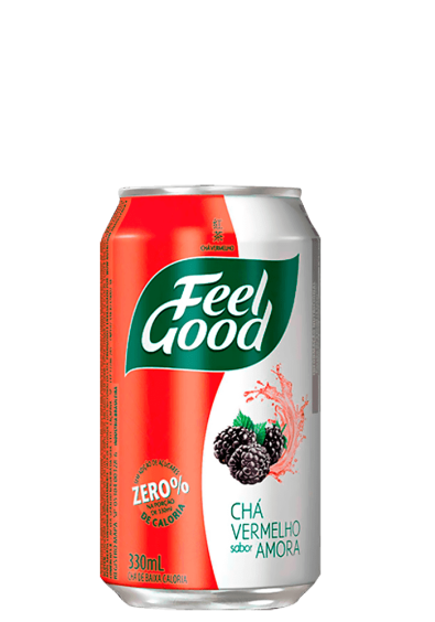 Chá Branco Feel Good Frutas Vermelhas com Amora Lata 330ml
