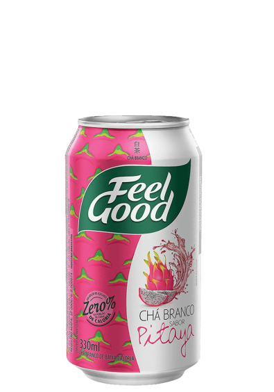 Chá Branco Feel Good Pitaya Lata 330ml