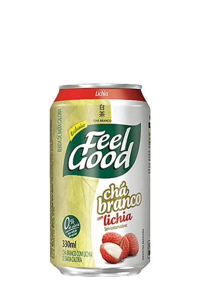 Chá Branco Feel Good Lichia Lata 330ml