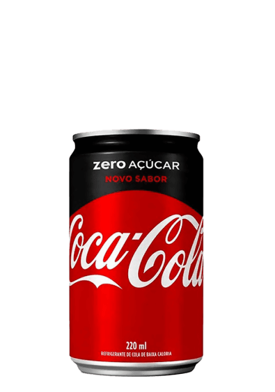 Refrigerante Coca Mini Zero Lata 220ml