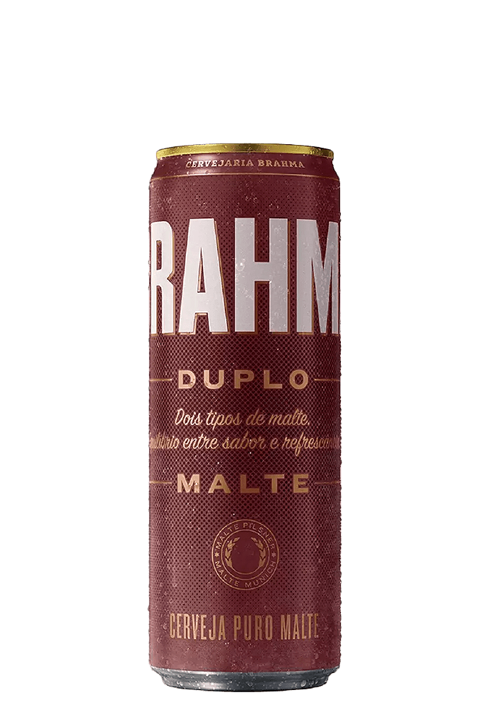 Cerveja Brahma Duplo Malte Lata 350ml 