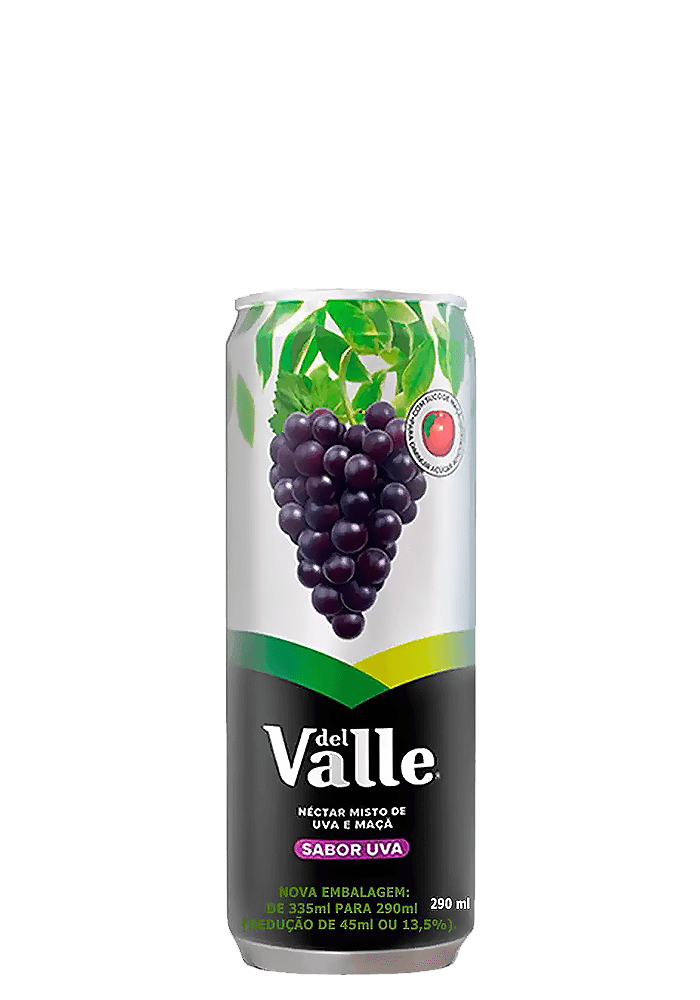 Suco Del Valle Uva Lata 290ml