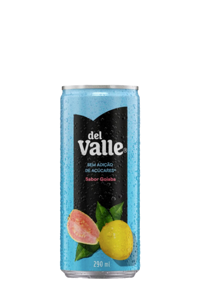 Suco Del Valle Néctar Goiaba Sem Açúcar Lata 290ml