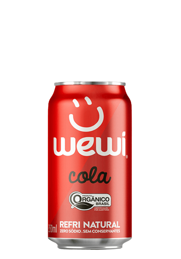 Refrigerante Cola Orgânico Wewi Lata 350ml 