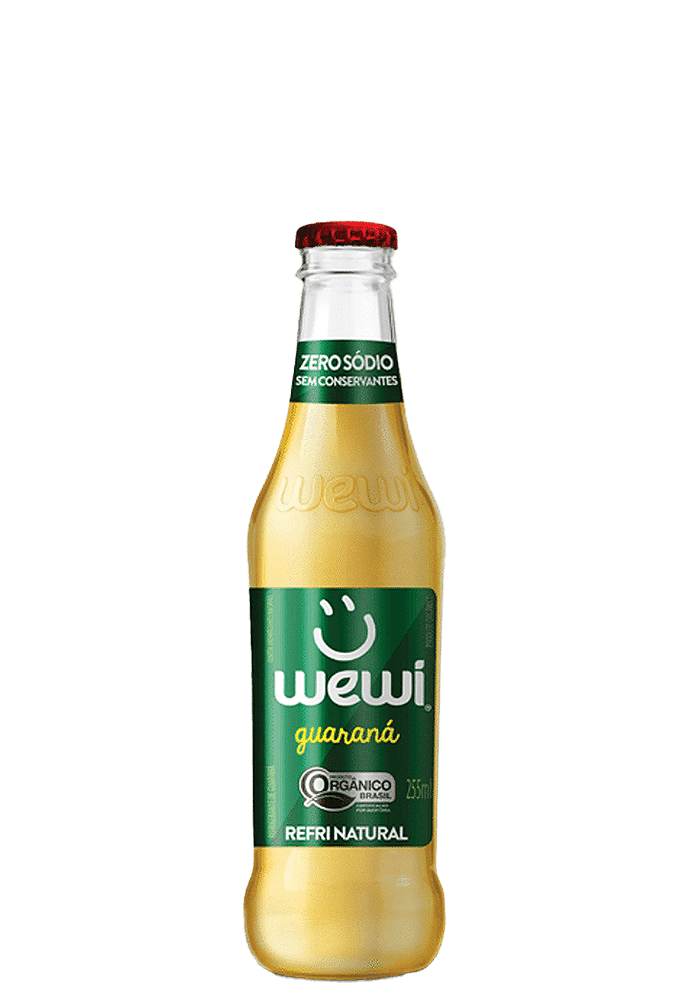 Refrigerante Guaraná Orgânico Wewi Vidro 255ml