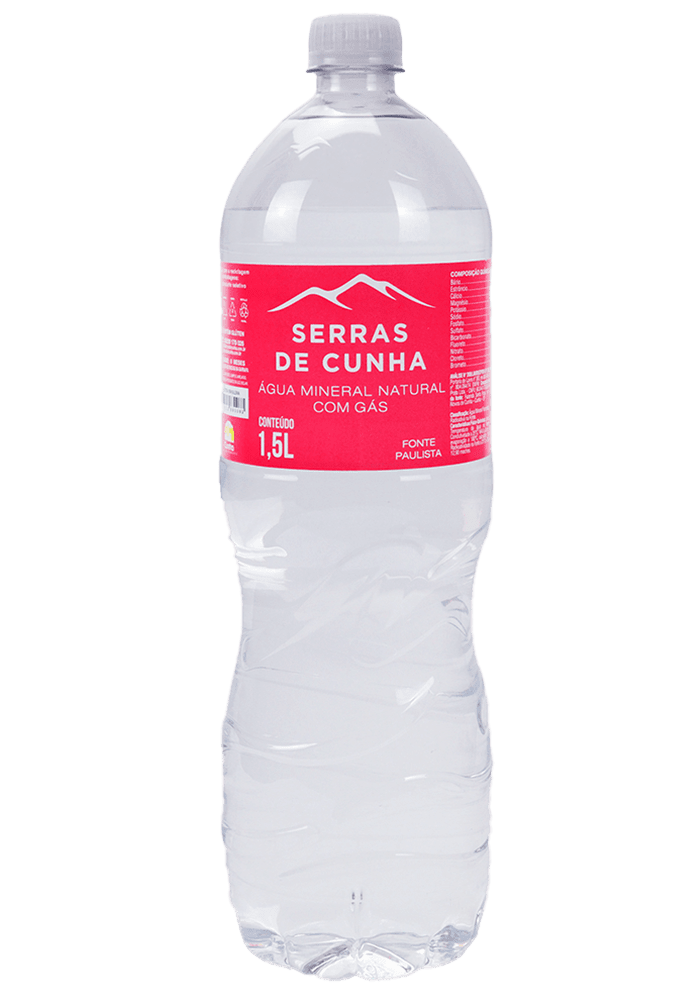Água Mineral Serras De Cunha Pet Com Gás 1,5L
