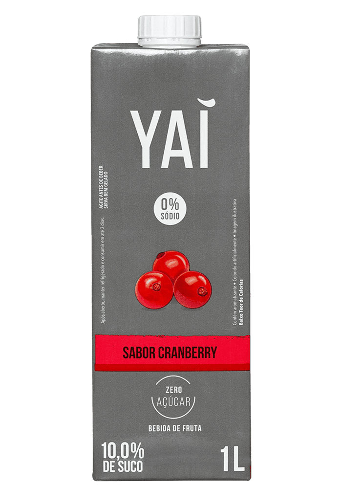 Suco Yaí Cranberry 1L
