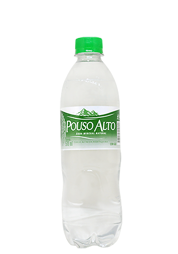 Água Mineral Pouso Alto Pet 510ml com gás 