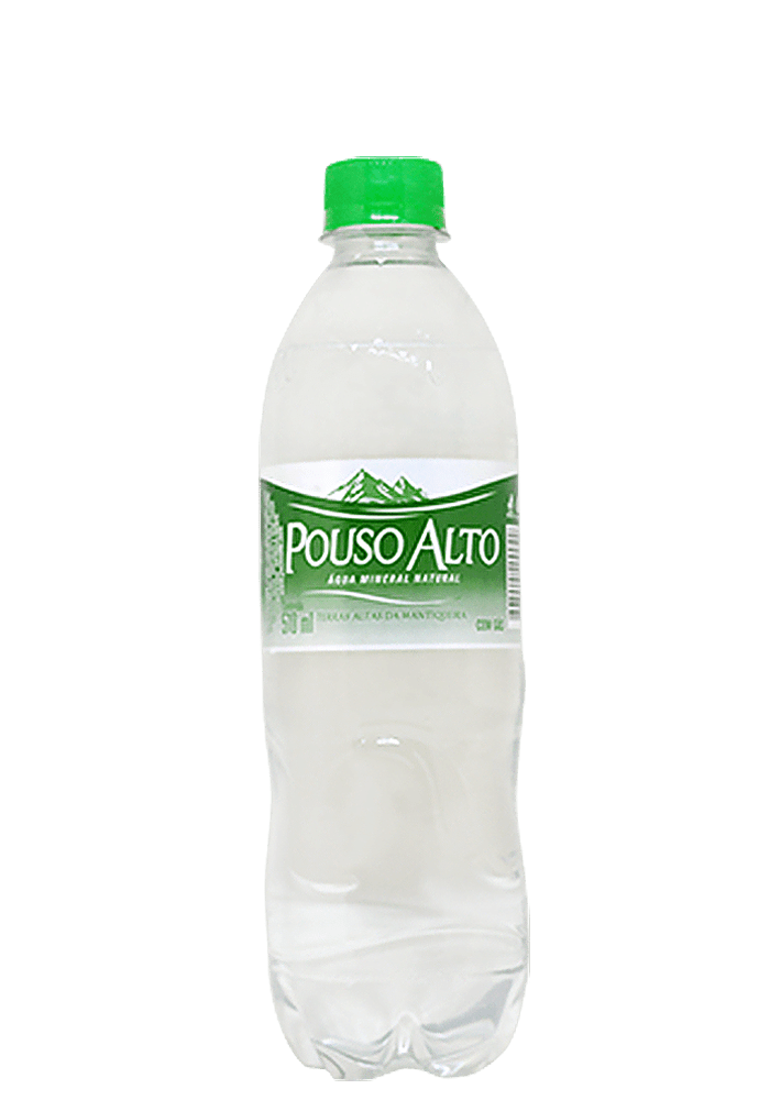 Água Mineral Pouso Alto Pet Com Gás 510ml