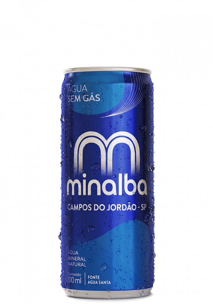 Água Mineral Minalba Lata sem gás 310ml