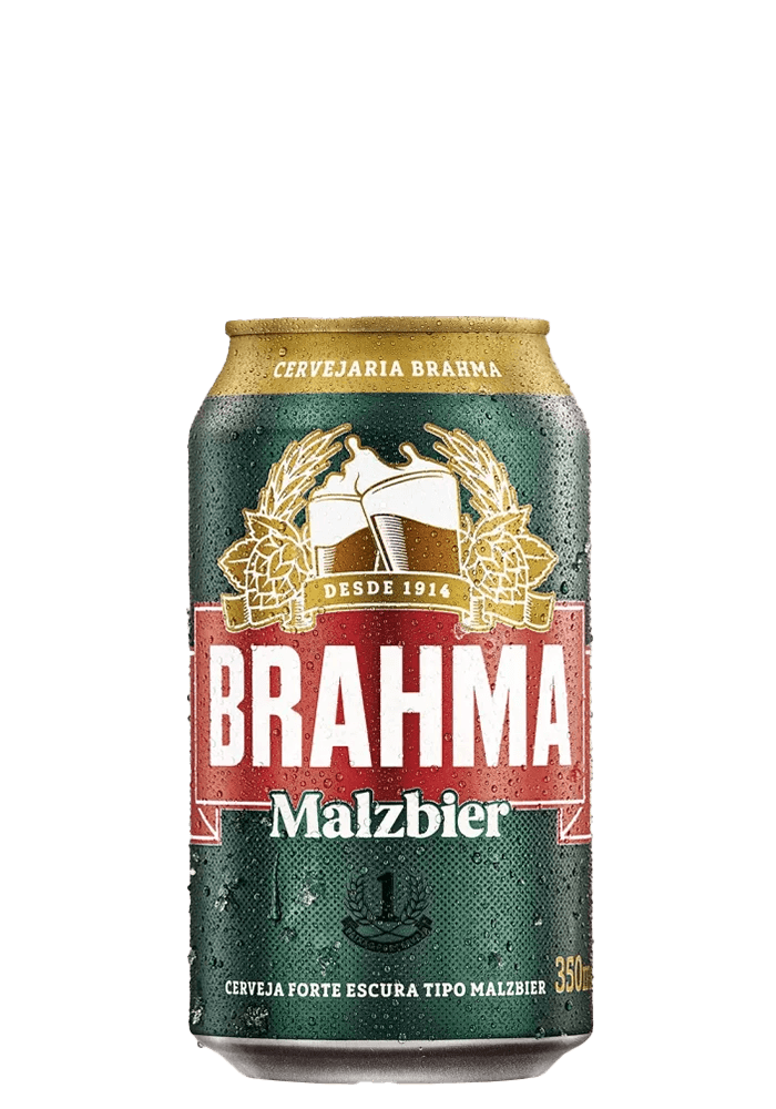 Cerveja Brahma Malzbier Lata 350ml 