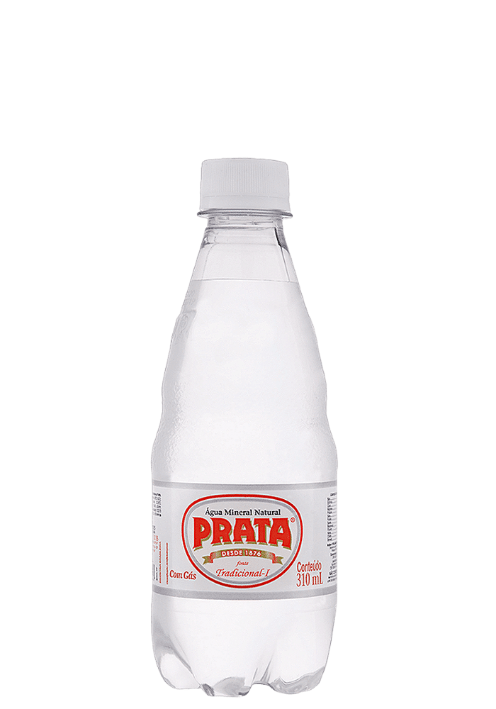 Água Mineral Prata Pet com gás 370ml