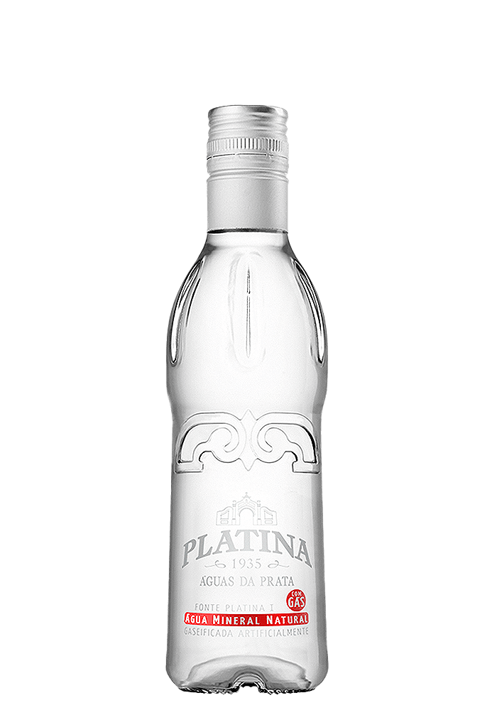 Água Mineral Platina One Way com gás 300ml 