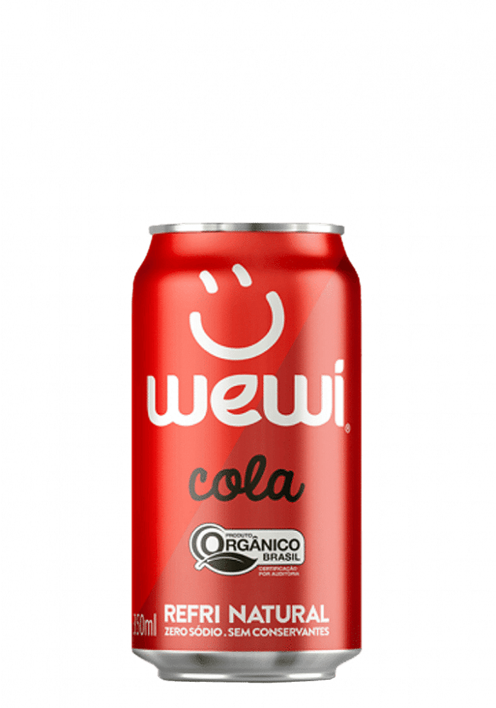 Refrigerante Cola Orgânico Wewi Lata 350ml