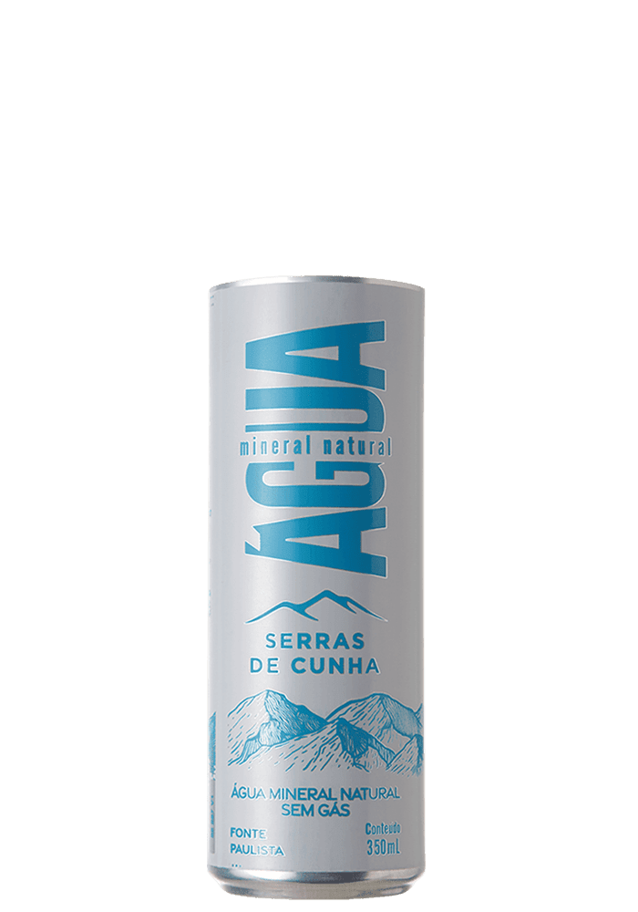 Água Mineral Serras De Cunha Lata sem gás 350ml