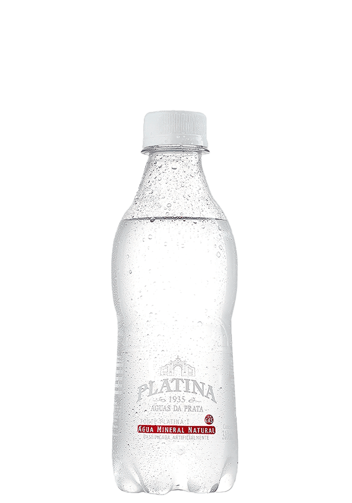 Água Mineral Platina Pet com gás 310ml