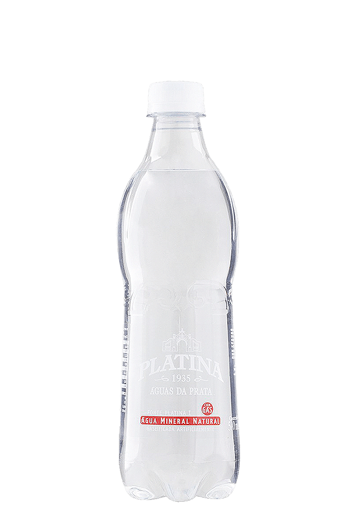 Água Mineral Platina Pet com gás 510ml 