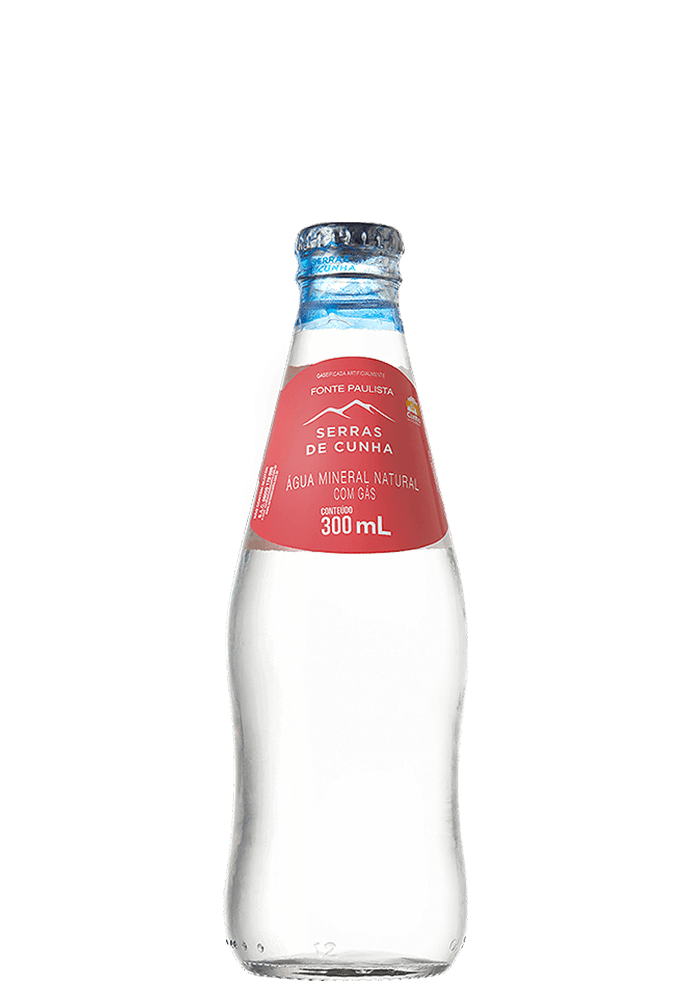 Água Mineral Serras De Cunha One Way Com Gás 300ml