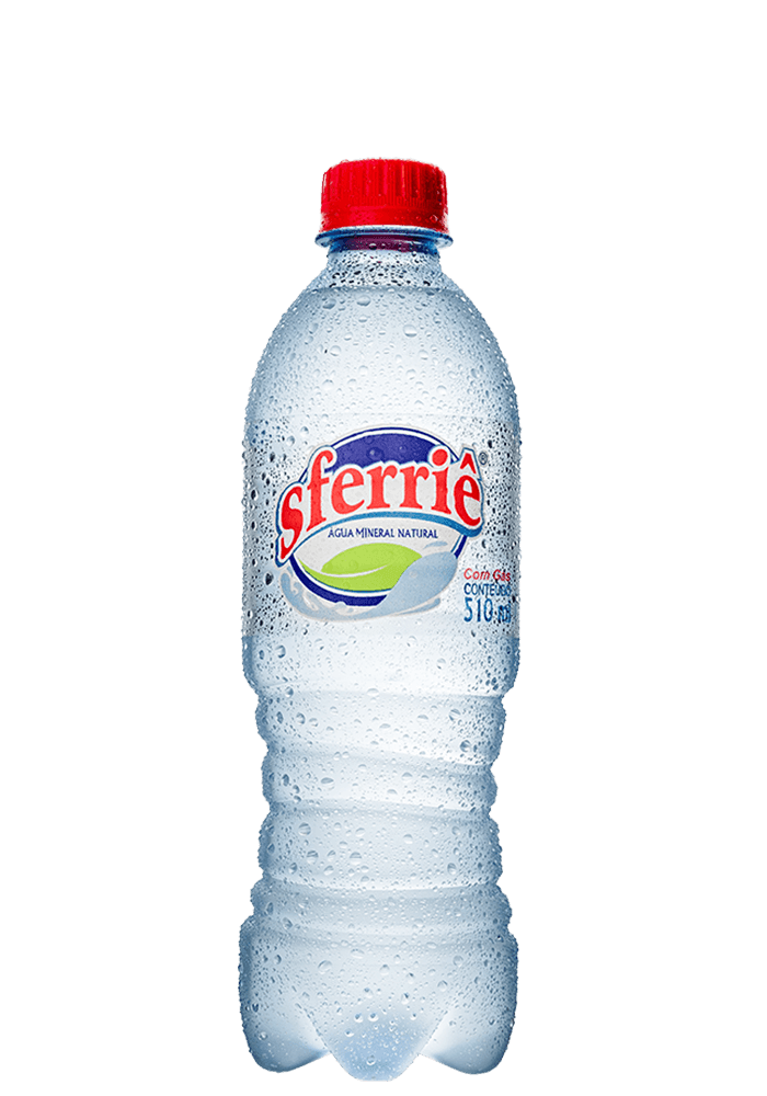 Água Mineral Sferriê Pet 510ml com gás