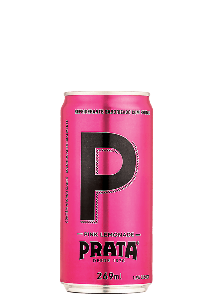 Refrigerante Prata Pink Lemonade Mixer Lata 269ml