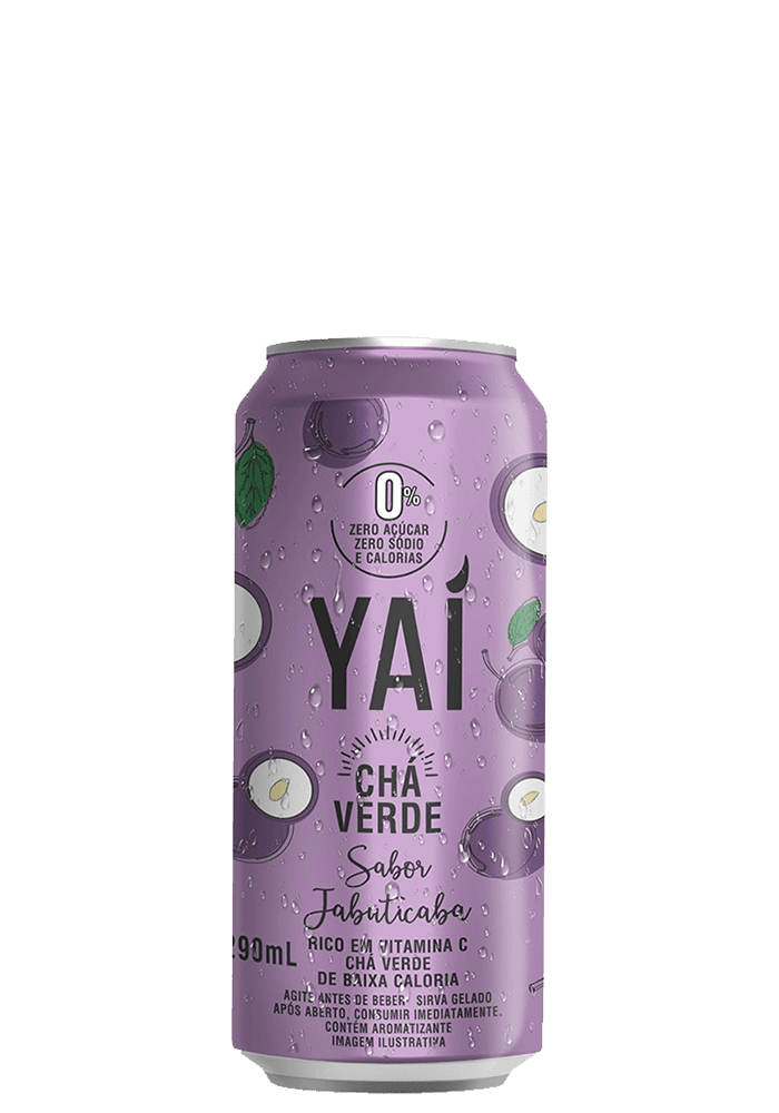 Chá Verde Yaí Jabuticaba Lata 290ml