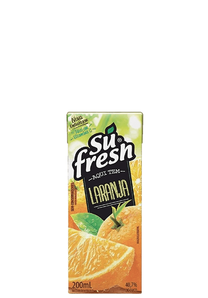 Suco Sufresh Laranja 200ml 