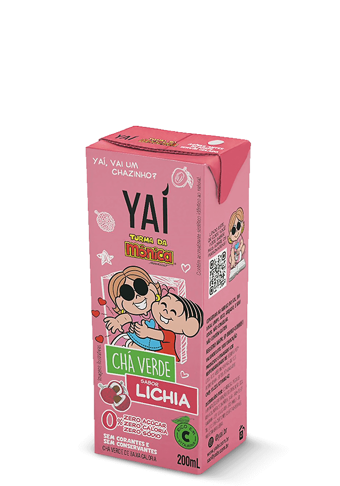 Chá verde Yaí Lichia kids 200ml