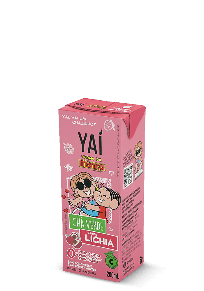 Chá verde Yaí Lichia kids 200ml
