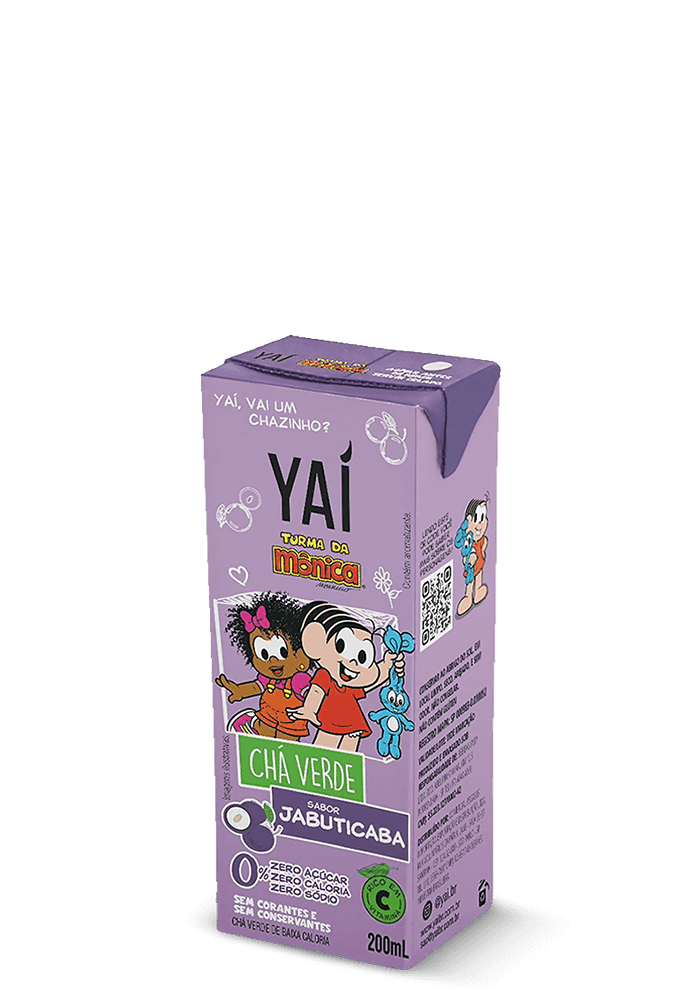 Chá verde Yaí Jabuticaba kids 200ml