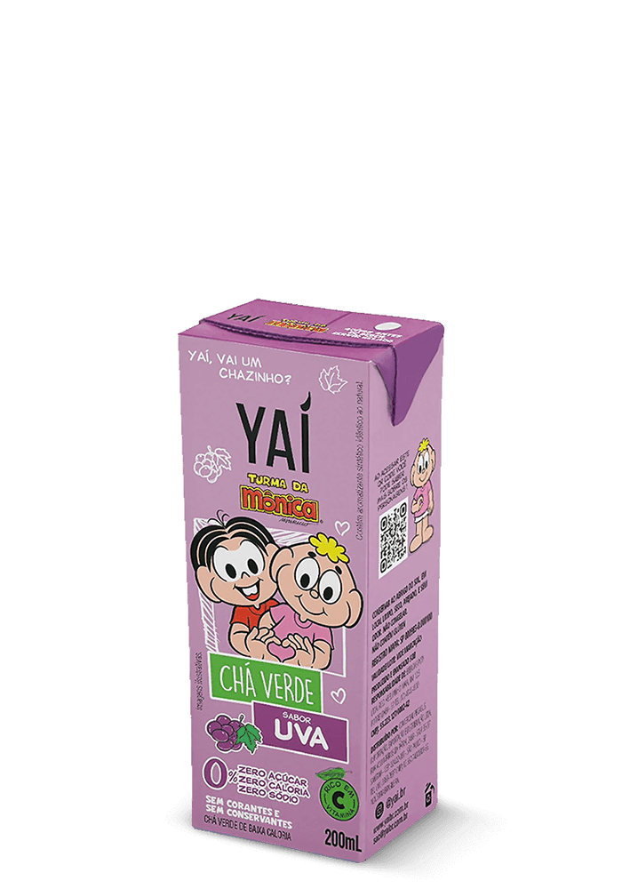 Chá verde Yaí Uva kids 200ml