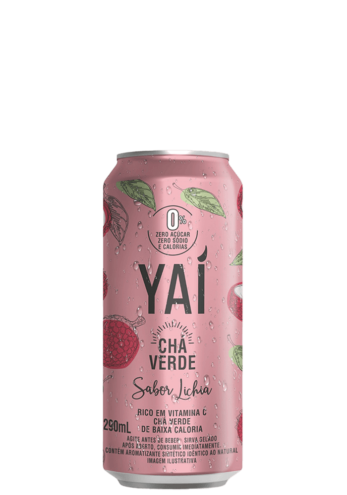 Chá Verde Yaí Lichia Lata 290ml